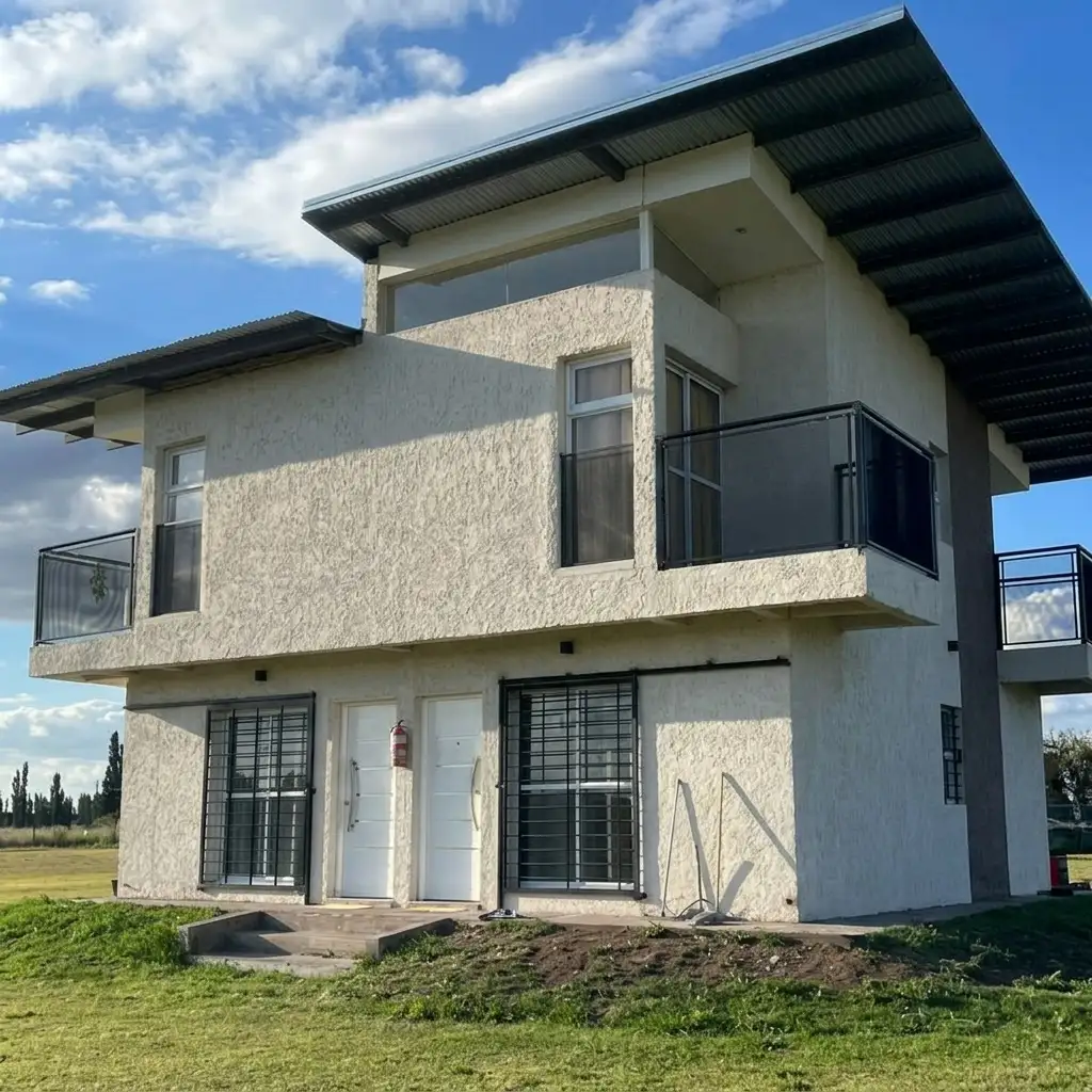 Fachada cabaña